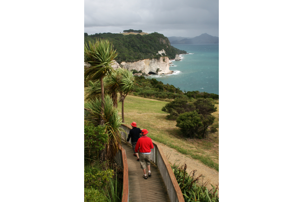 Cathedral Cove trailhead, New Zealand