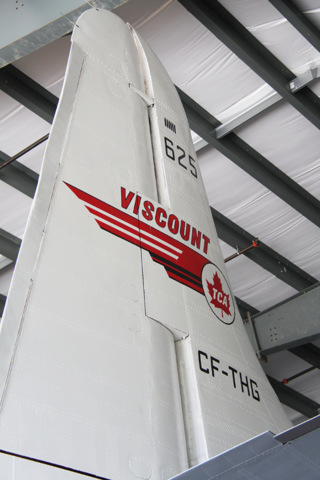 Vickers Viscount CF-THG at the British Columbia Aviation Museum, Sidney