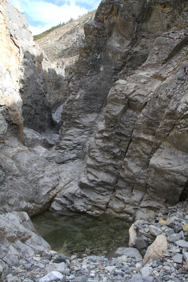 Alaska Highway Km 716.8, Boulder Canyon Hike