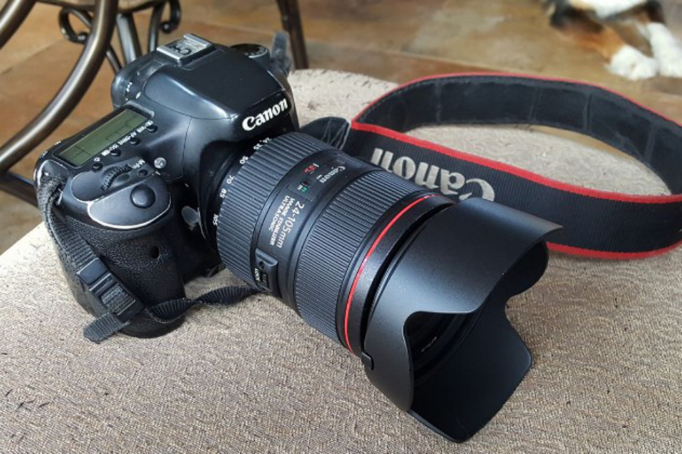 Canon EOS 7D with a Canon 24-105 lens