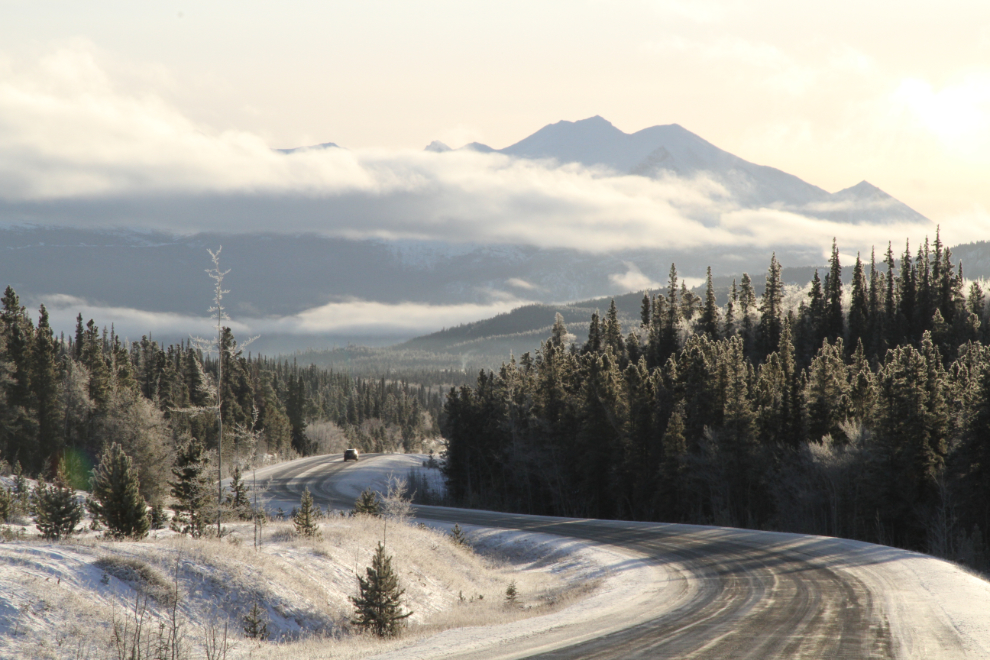 Winter on the South Klondike Highway, Yukon