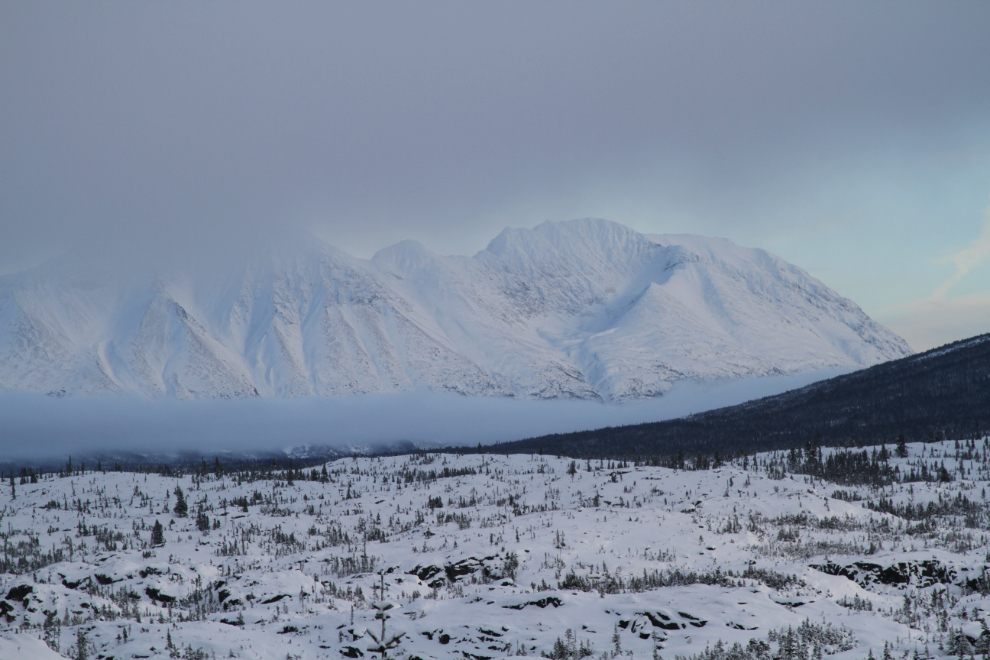 Mountains at Tormented Valley along the South Klondike Highway, BC