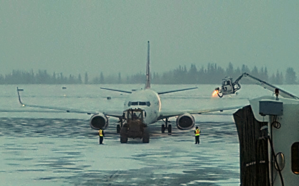 An ugly evening at the Whitehorse airport