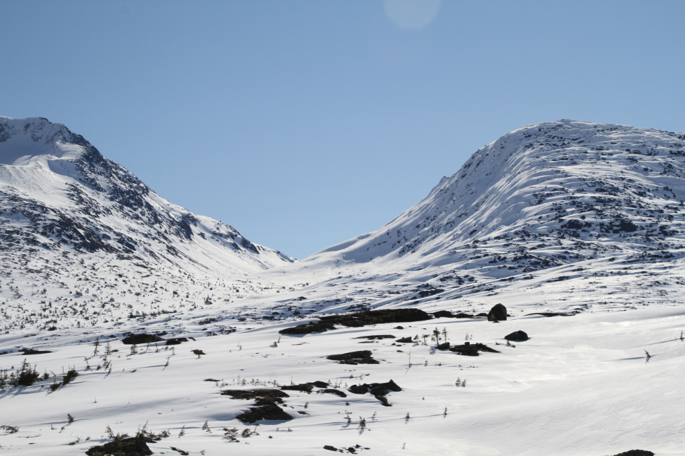 An intriguing valley in the White Pass