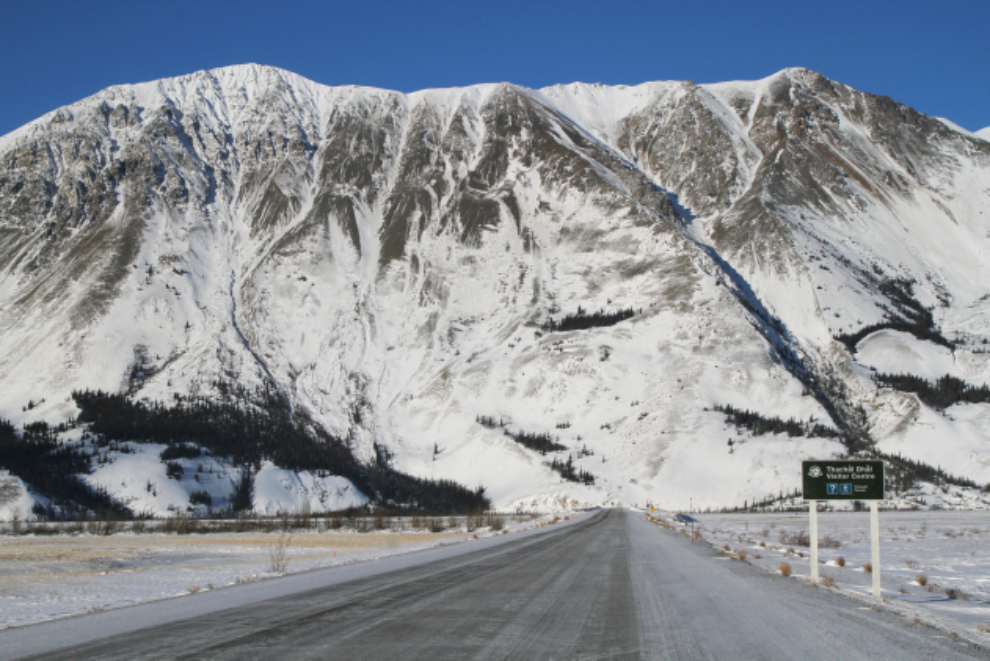 The Alaska Highway at Sheep Mountain, Yukon