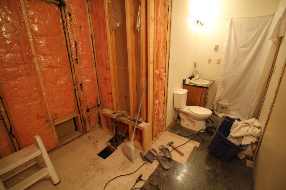 Bathroom demolition
