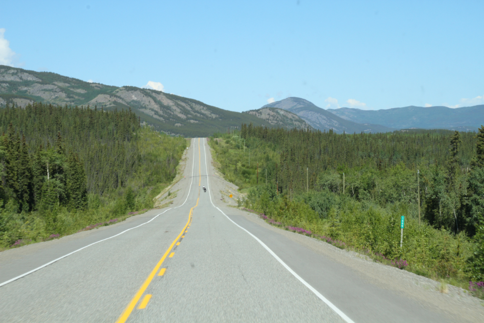 Westbound at Km 1446 of the Alaska Highway