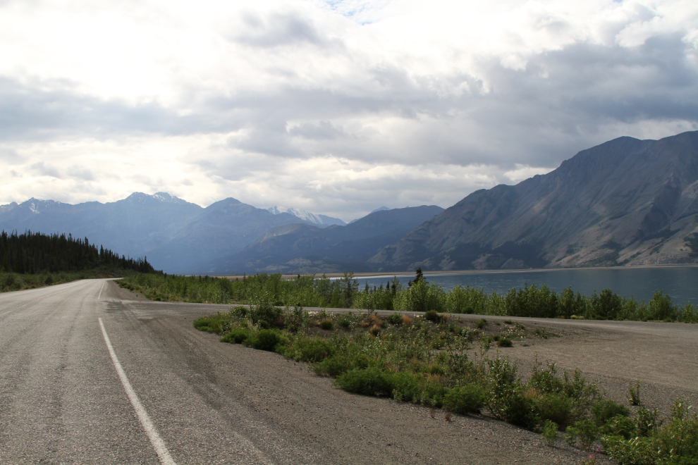The Alaska Highway at Kluane Lake, Yukon