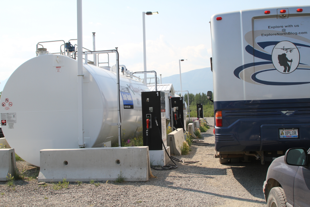 Kluane Energy gas station at Burwash Landing, Yukon