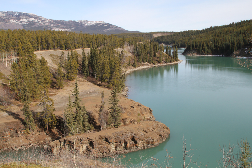 Yukon River just above Miles Canyon at Whitehorse, Yukon