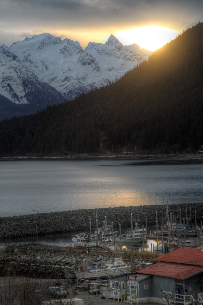 Sunrise at Haines, Alaska