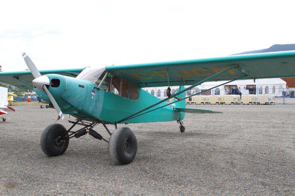 1950 Piper PA-18 Super Cub C-FJCM at a COPA fly-in at the Carcross airport, Yukon