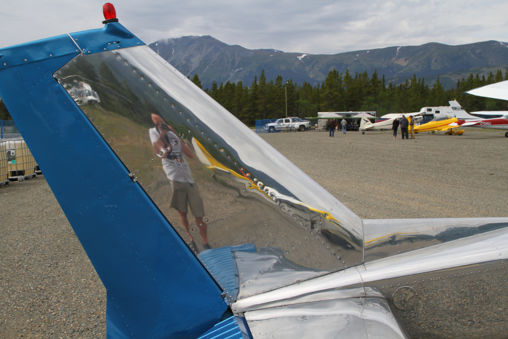 1968 Cessna 172I CF-XWE at a COPA fly-in at the Carcross airport, Yukon