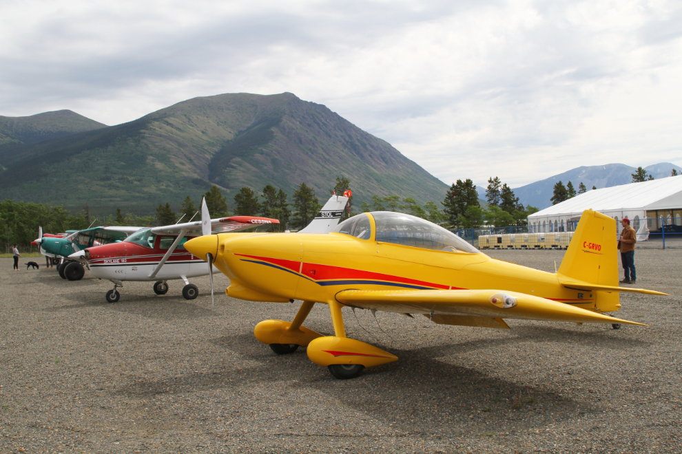 Van's RV-8 - C-GRVO at a COPA fly-in at the Carcross airport, Yukon