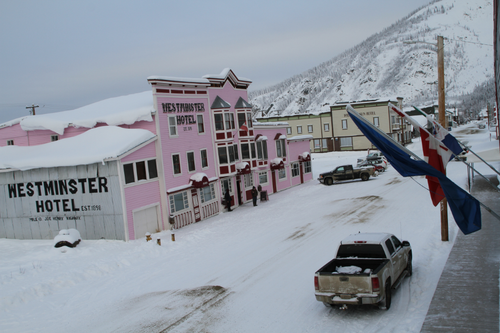 The historic Westminster Hotel in Dawson City