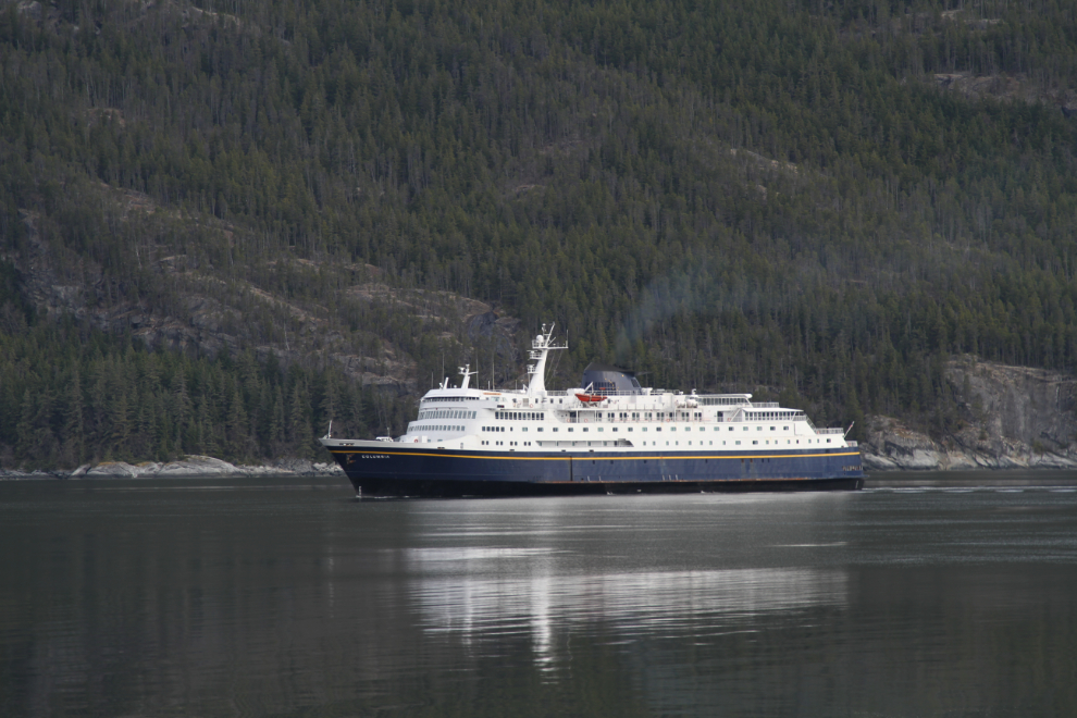 Ferry MV Columbia at Haines, Alaska