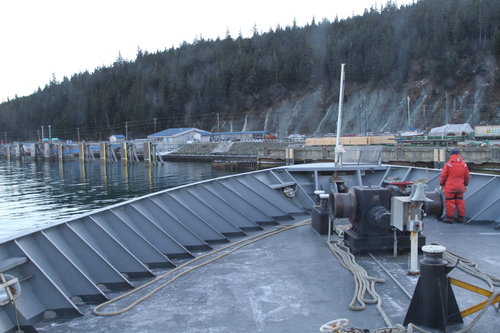 Docking at Haines, Alaska