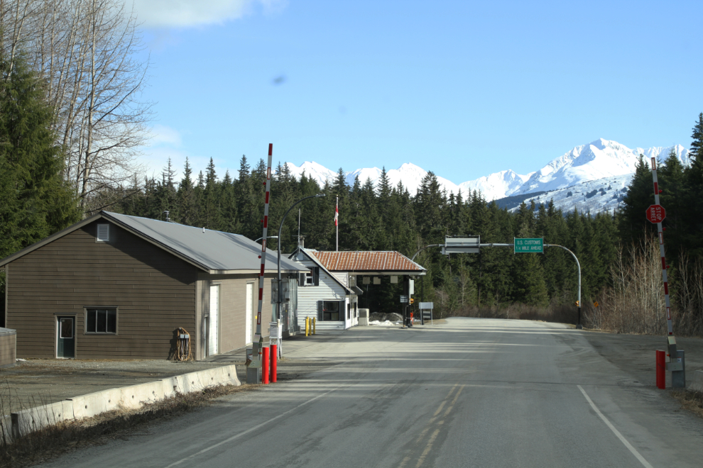 The Pleasant Camp Canada Customs post on the Haines Highway
