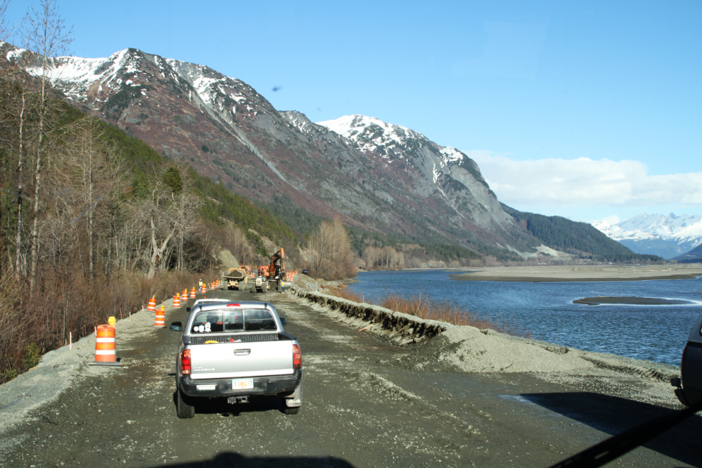 Construction on the Haines Highway
