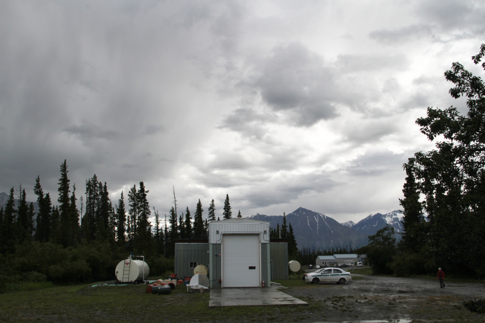 Trans North Helicopter base at Haines Junction, Yukon