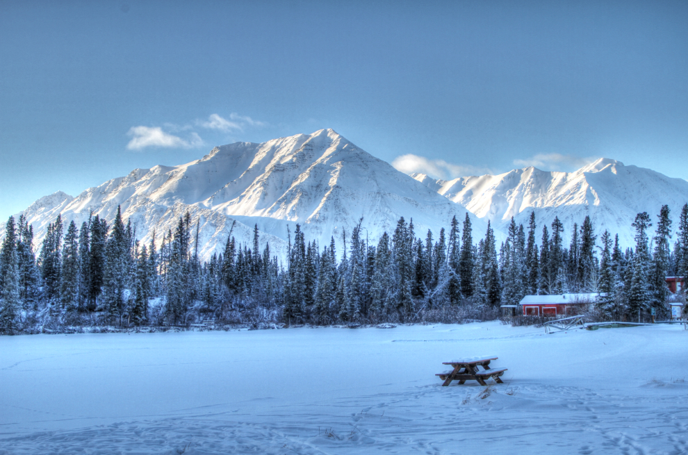 Winter at Kathleen Lake, Yukon