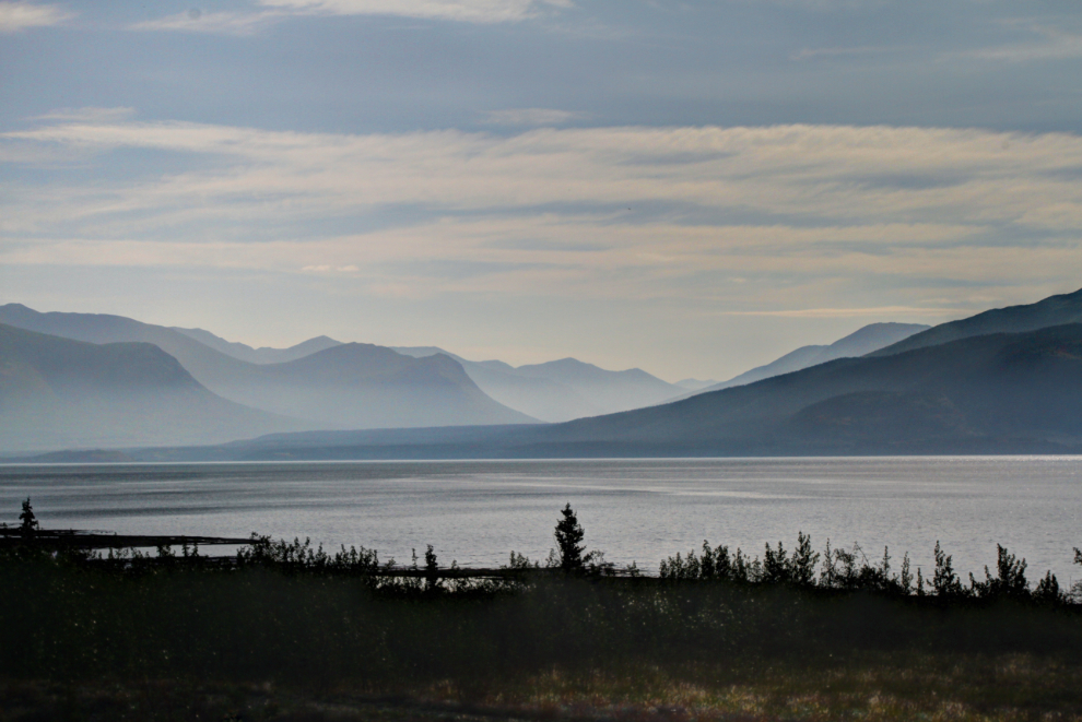 Kluane Lake from Alaska Highway Km 1662.5
