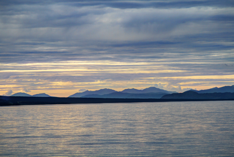 Sky at 9:45 pm, Kluane Lake, Yukon