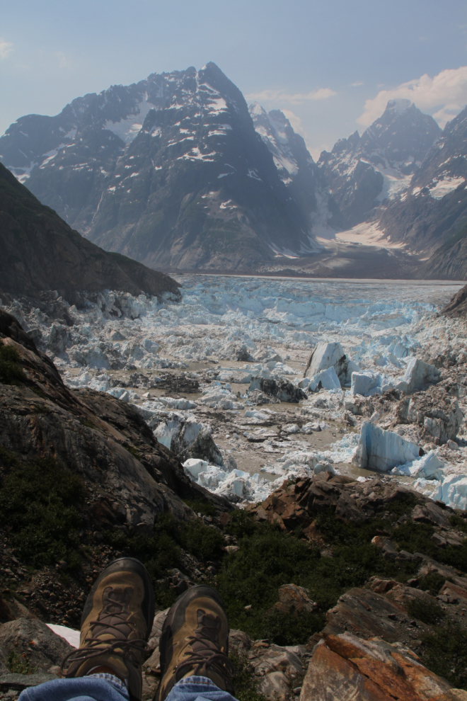 Murray Lundberg among the glaciers of the Juneau Icefield