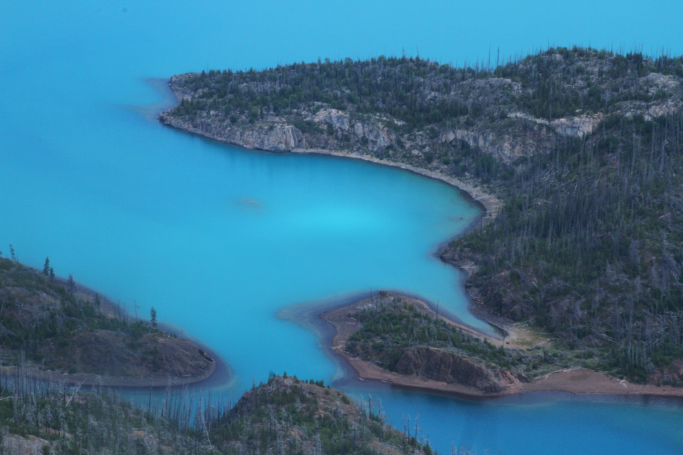 Atlin Lake, BC, by helicopter