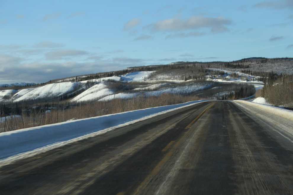 North Klondike Highway in February