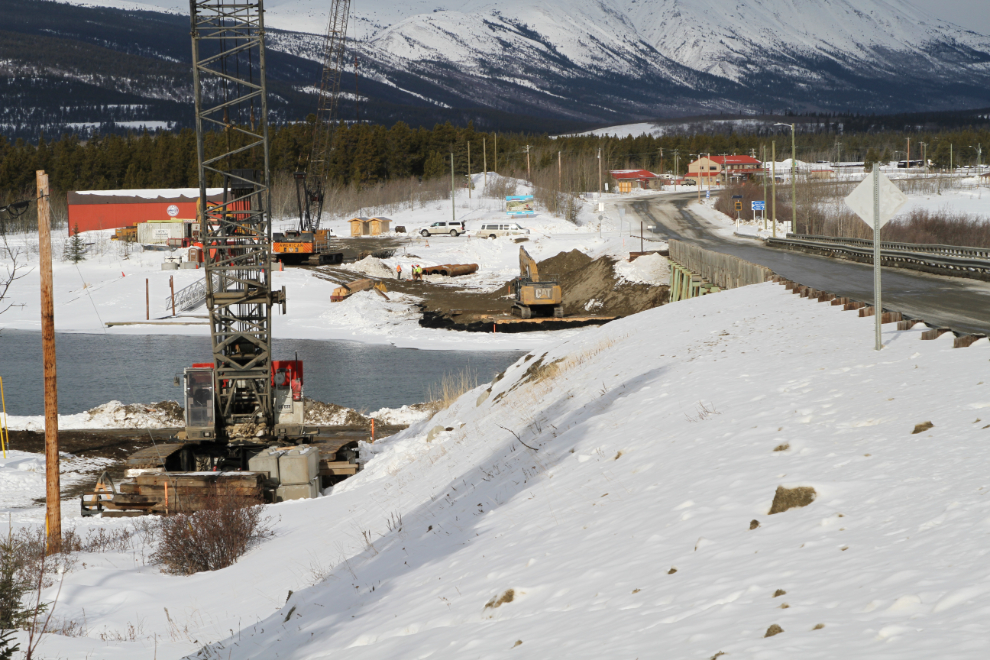 South Klondike Highway bridge over the Nares River at Carcross