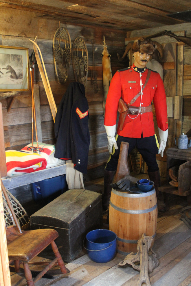 A Mounted Police cabin at the North Island Wildlife Recovery Centre, Vancouver Island