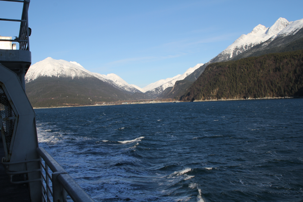 Alaska ferry between Skagway and Haines