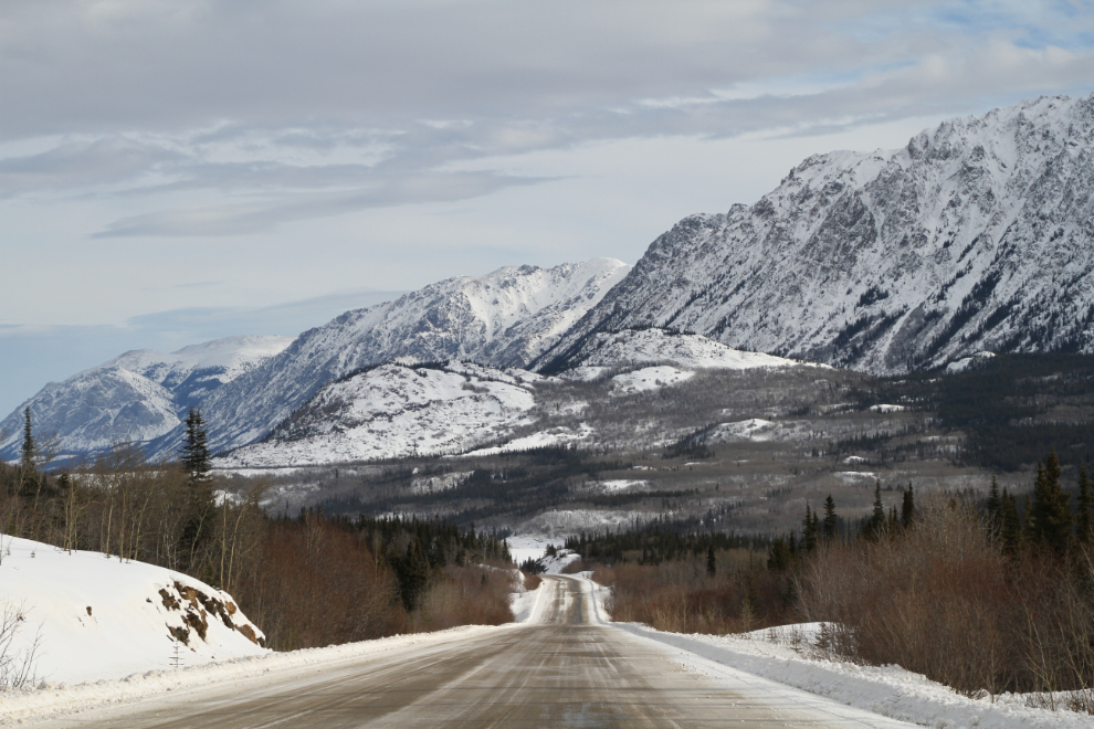 South Klondike Highway in the winter