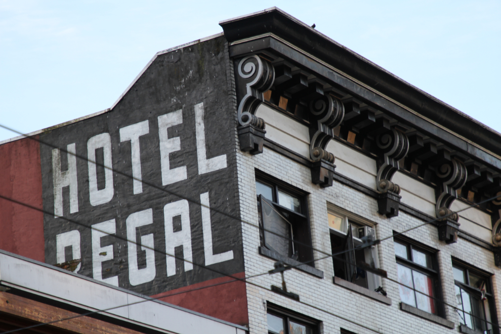 Hotel Regal on Granville Street in Vancouver, BC