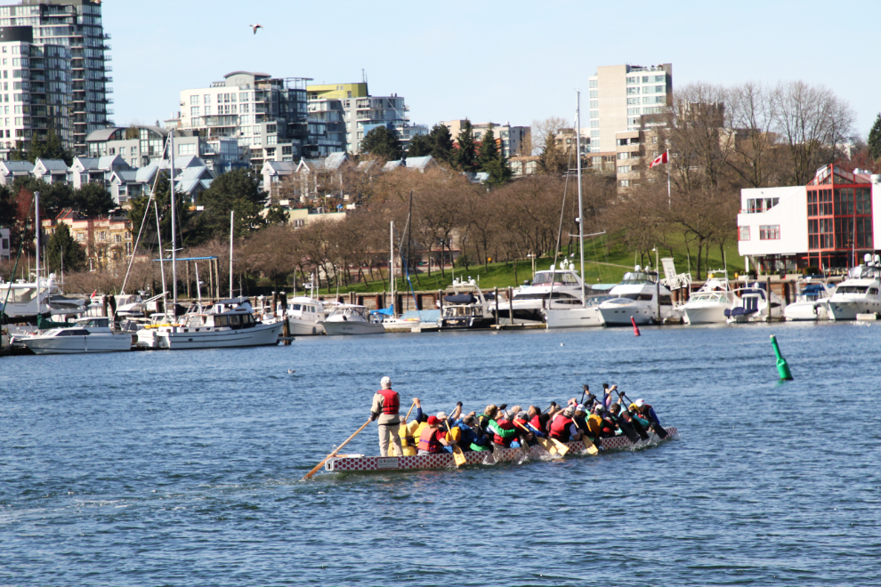 Action on False Creek in Vancouver, BC