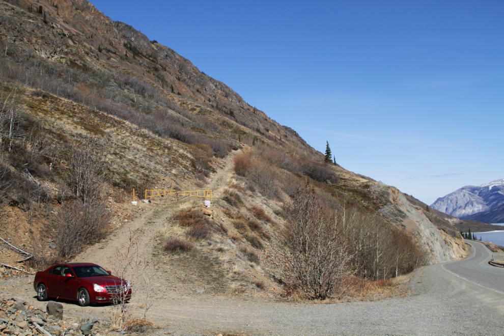 The trail to the Yukon's historic Venus silver mine