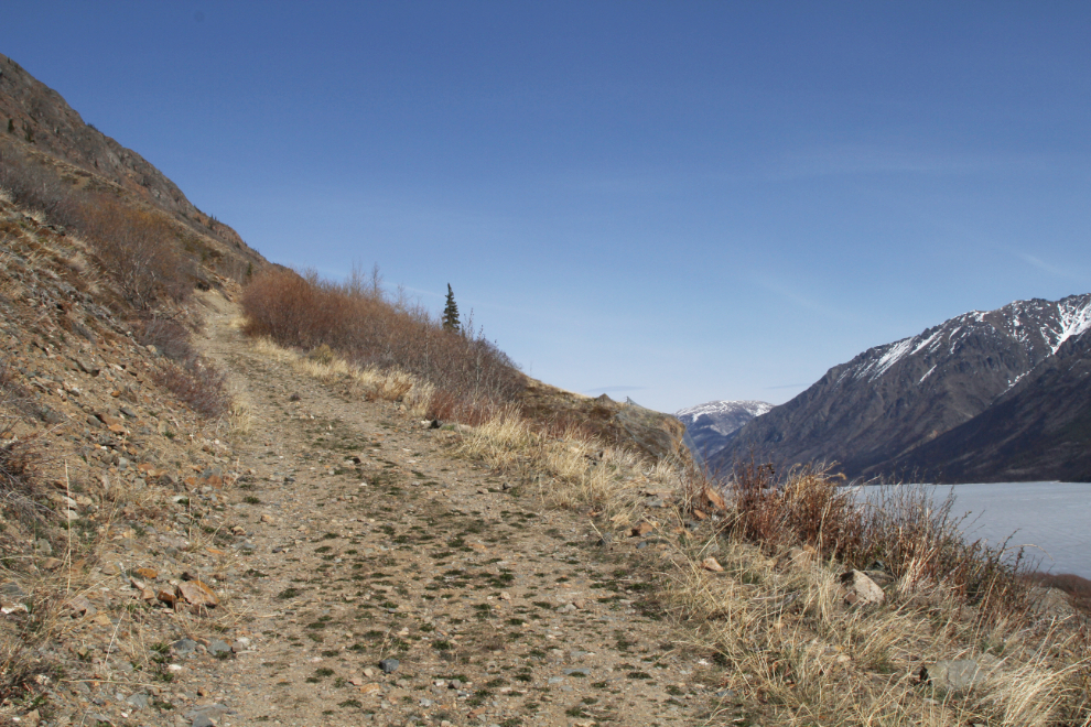 The trail to the Yukon's historic Venus silver mine
