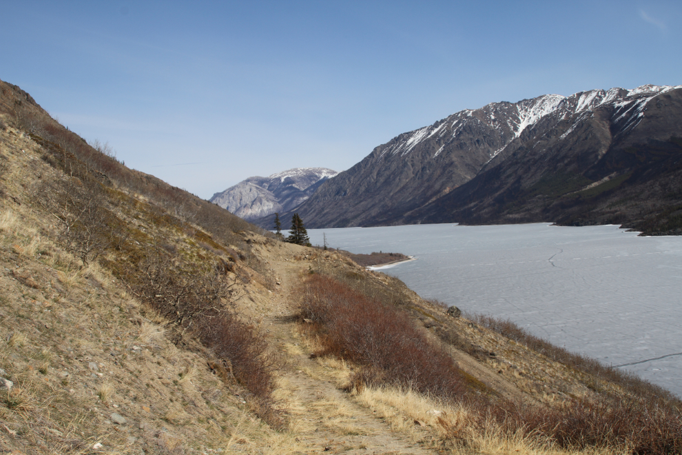 The trail to the Yukon's historic Venus silver mine