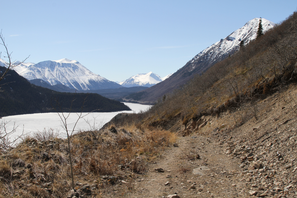 The trail to the Yukon's historic Venus silver mine