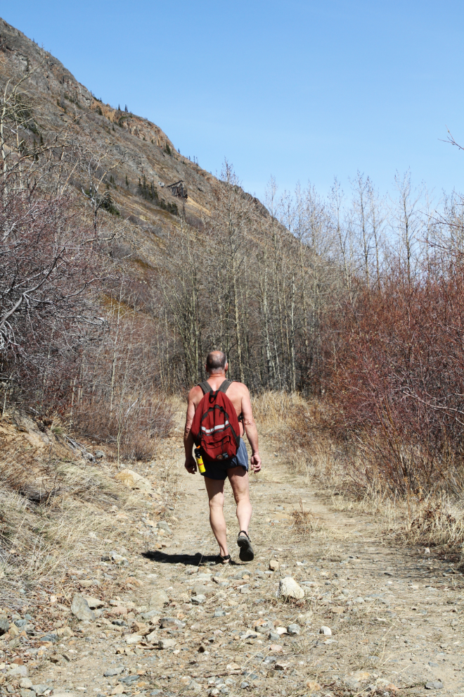 The trail to the Yukon's historic Venus silver mine