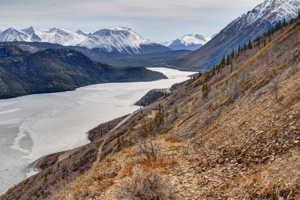 The trail from the Venus mine