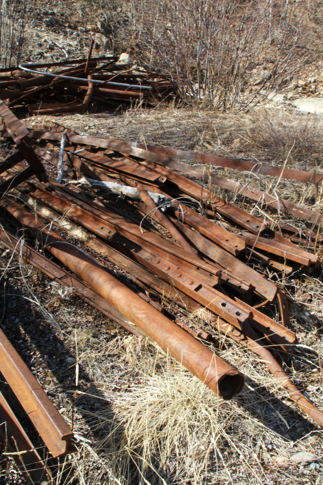 Scrap steel at the Venus mine