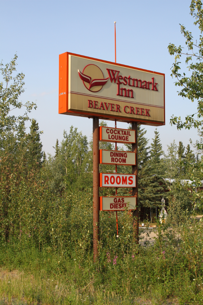 The mostly-abandoned Beaver Creek Westmark Hotel in Beaver Cree, Yukon