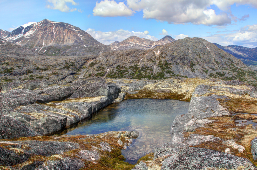 A pond in the White Pass granite