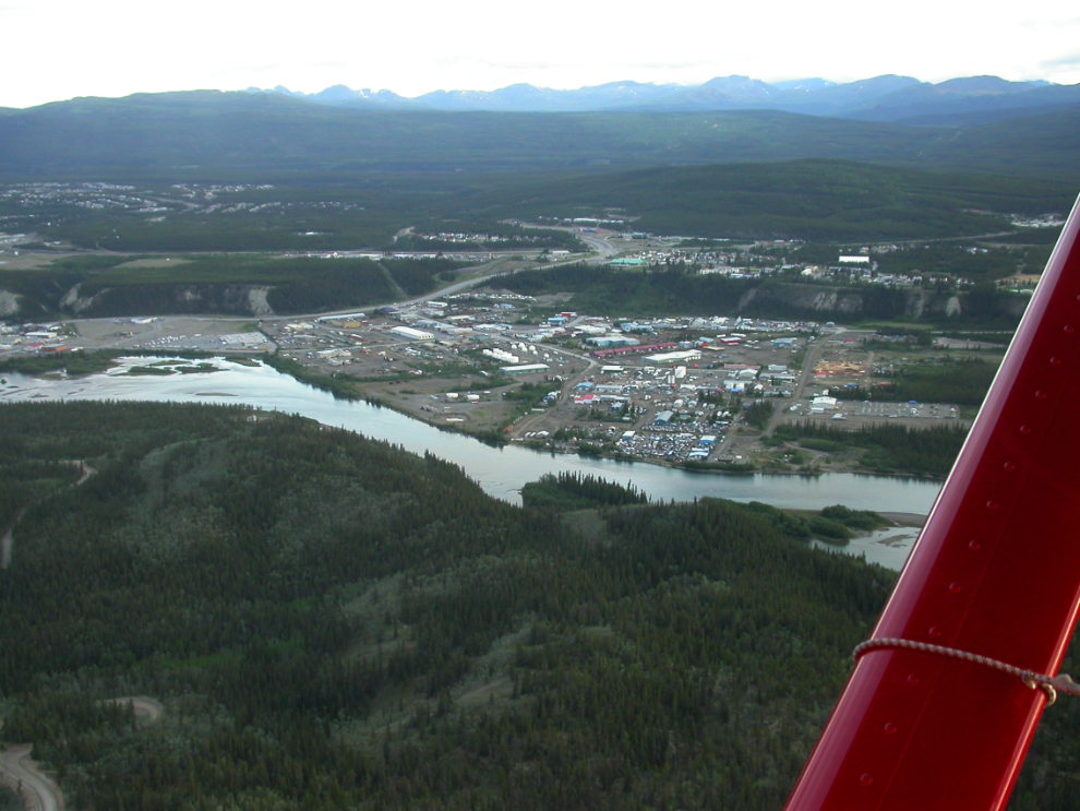 Aerial view of Whitehorse