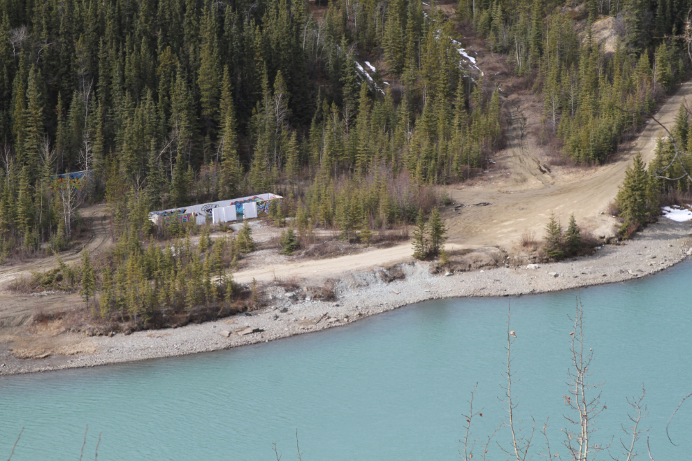 'The American Laundry,' seen from the Yukon River Trail East at Whitehorse, Yukon
