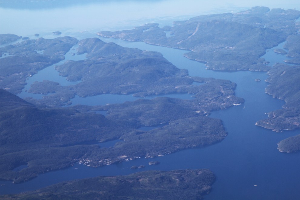  Aerial view of Jervis Inlet, BC