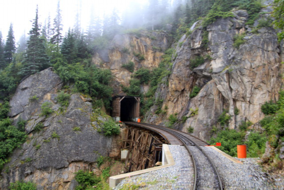 Tunnel on the White Pass railroad