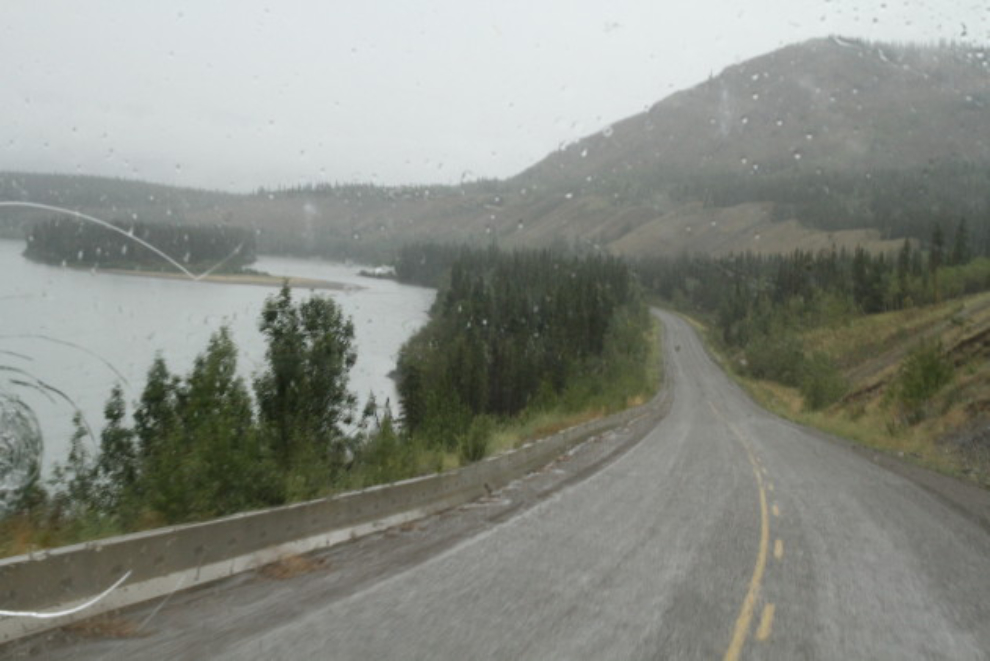 Westbound on the Robert Campbell Highway near Carmacks